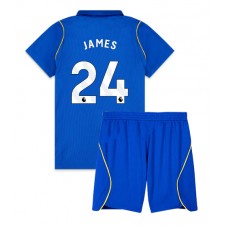 Chelsea Reece James #24 Hemmaställ Barn 2026-27 Korta ärmar (+ Korta byxor)